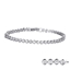 Show details for 925 Sterling Silver White Fashion Bracelet with 3~7 Day Delivery