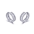Picture of Stylish Big Platinum Plated Earrings