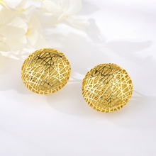 Show details for Gold Plated Dubai Stud Earrings with Full Guarantee