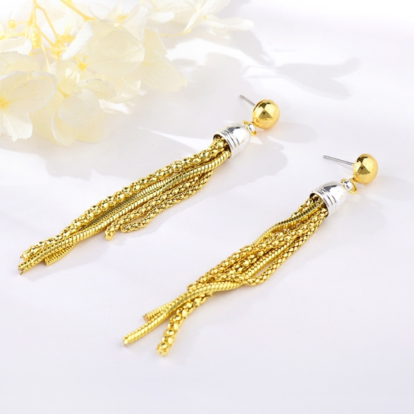 Picture of Low Price Zinc Alloy Big Dangle Earrings from Trust-worthy Supplier