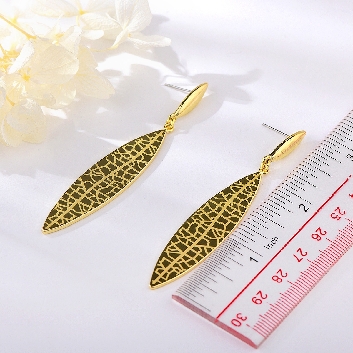 Pretty Big Zinc Alloy Dangle Earrings