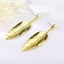 Show details for Trendy Gold Plated Zinc Alloy Dangle Earrings with No-Risk Refund
