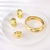 Picture of Delicate Big Gold Plated 3 Piece Jewelry Set