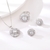Picture of Stylish Small Platinum Plated 3 Piece Jewelry Set