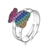 Picture of Reasonably Priced Platinum Plated Colorful Adjustable Ring from Reliable Manufacturer
