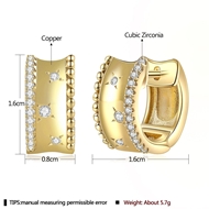 Picture of Most Popular Cubic Zirconia White Small Hoop Earrings