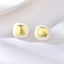 Show details for Trendy White Classic Stud Earrings with No-Risk Refund