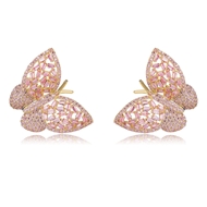 Picture of Famous Big Pink Big Stud Earrings