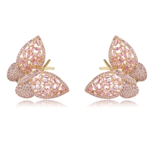 Show details for Famous Big Pink Big Stud Earrings