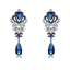 Show details for Copper or Brass Blue Dangle Earrings from Reliable Manufacturer