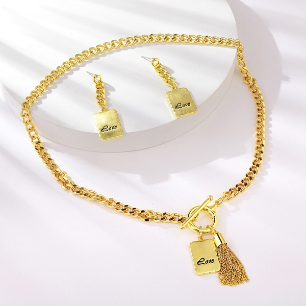 Picture of Recommended Gold Plated Big 2 Piece Jewelry Set for Ladies