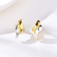 Picture of Zinc Alloy Gold Plated Stud Earrings with Full Guarantee