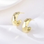 Show details for Staple Medium Zinc Alloy Stud Earrings