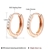 Picture of Fashion Cubic Zirconia Small Small Hoop Earrings