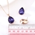 Picture of Good Artificial Crystal Classic 2 Piece Jewelry Set