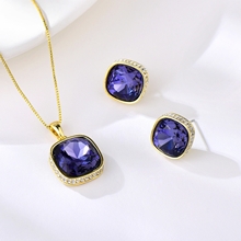 Show details for Distinctive Purple Classic 2 Piece Jewelry Set with Low MOQ