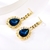 Picture of Stylish Small Blue Dangle Earrings