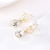 Picture of Most Popular Artificial Crystal Small Dangle Earrings