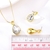 Picture of Classic Artificial Crystal Necklace and Earring Set Online Only