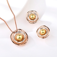 Picture of Dubai Zinc Alloy Necklace and Earring Set with Fast Shipping