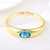 Picture of Featured Blue Artificial Crystal Fashion Bangle with Full Guarantee