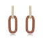 Show details for Trendy Gold Plated Copper or Brass Dangle Earrings with No-Risk Refund