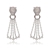 Picture of Copper or Brass Platinum Plated Dangle Earrings From Reliable Factory