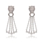 Show details for Copper or Brass Platinum Plated Dangle Earrings From Reliable Factory