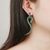 Picture of Famous Casual Gunmetal Plated Dangle Earrings