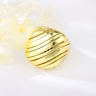 Picture of Reasonably Priced Copper or Brass Gold Plated Fashion Ring from Reliable Manufacturer