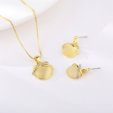 Show details for Reasonably Priced Gold Plated Zinc Alloy 2 Piece Jewelry Set from Reliable Manufacturer