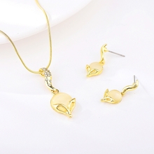 Show details for Sparkly Small White 2 Piece Jewelry Set