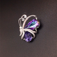 Show details for Purchase Platinum Plated Colorful Brooche Shopping
