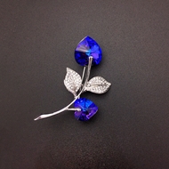 Show details for Irresistible Blue Medium Brooche Exclusive Online