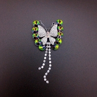 Show details for Fashion Swarovski Element Zinc Alloy Brooche
