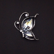 Show details for Fancy Medium Platinum Plated Brooche