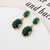 Picture of Attractive Green Copper or Brass Dangle Earrings For Your Occasions