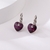 Picture of Great Swarovski Element Purple Small Hoop Earrings Exclusive Online