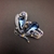 Picture of Zinc Alloy Blue Brooche with Fast Delivery