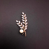 Show details for Amazing Swarovski Element White Brooche