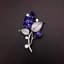 Show details for Hypoallergenic Purple Zinc Alloy Brooche Factory Supply