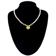 Picture of Pretty Artificial Pearl Gold Plated Short Chain Necklace