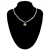 Picture of Nickel Free Gold Plated Copper or Brass Short Chain Necklace with No-Risk Refund