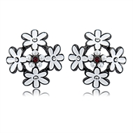Picture of Gunmetal Plated Classic Stud Earrings Online Shopping