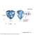Picture of Brand New Blue Cubic Zirconia Stud Earrings with SGS/ISO Certification