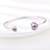 Picture of Platinum Plated Purple Fashion Bangle at Great Low Price