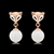 Picture of Good Quality Opal Zinc Alloy Dangle Earrings