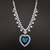 Picture of Trendy Blue Swarovski Element Short Chain Necklace Shopping