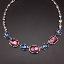 Show details for Hypoallergenic Platinum Plated Big Short Chain Necklace Online Shopping