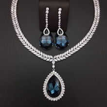 Show details for Zinc Alloy Blue 2 Piece Jewelry Set with Unbeatable Quality